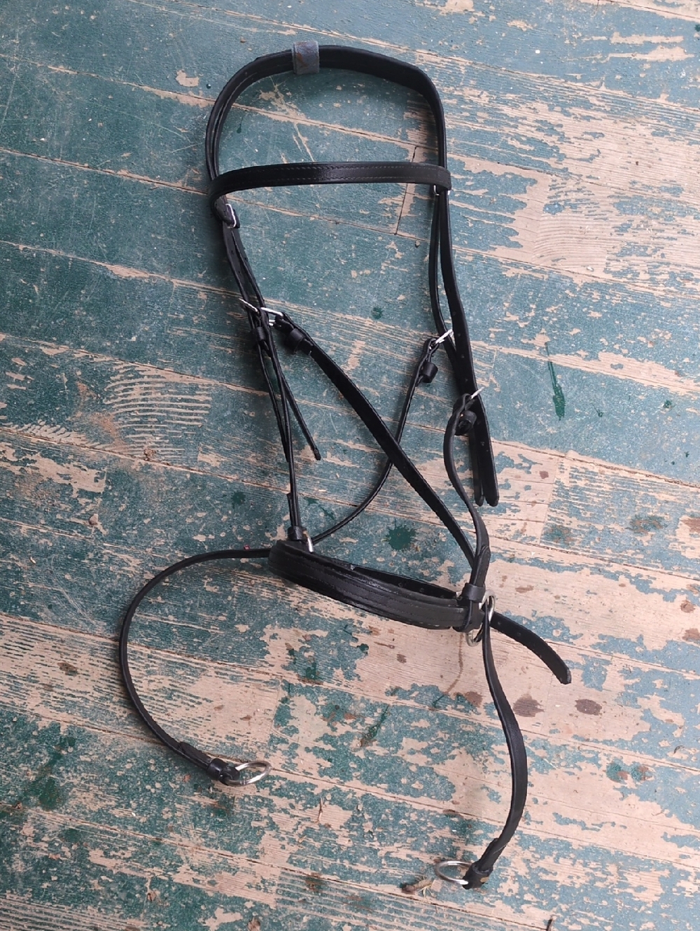 Dr Cooks Bitless Bridle. Oversize/Draft Black Synthetic